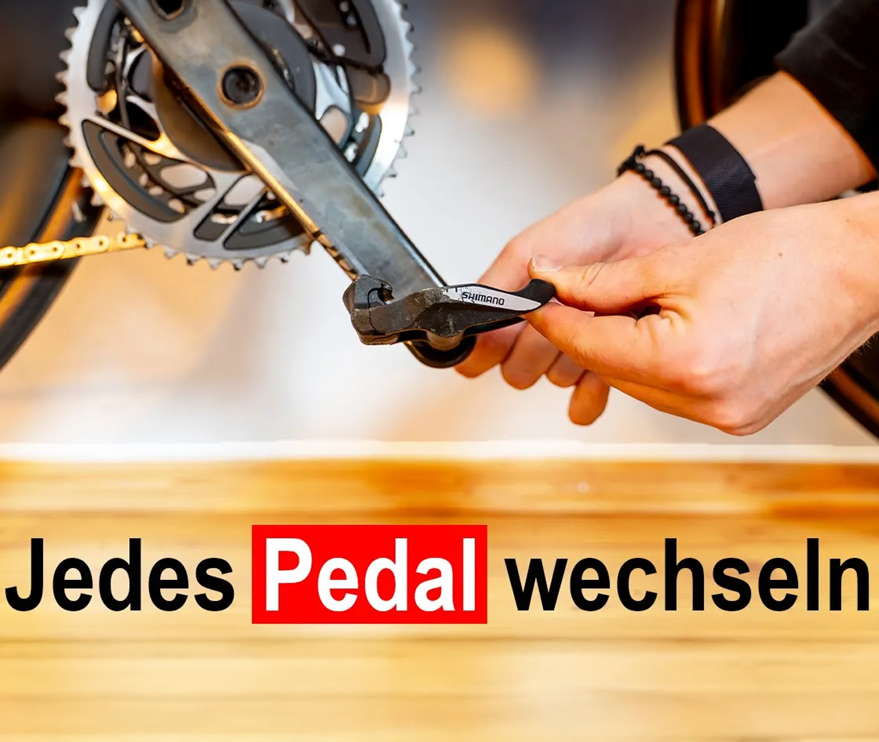 Pedale wechseln am Fahrrad – so geht’s richtig!